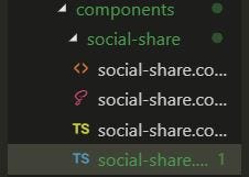 social-share component