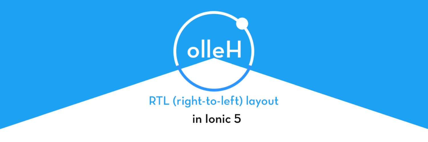 How to use RTL (right-to-left) in Ionic 5