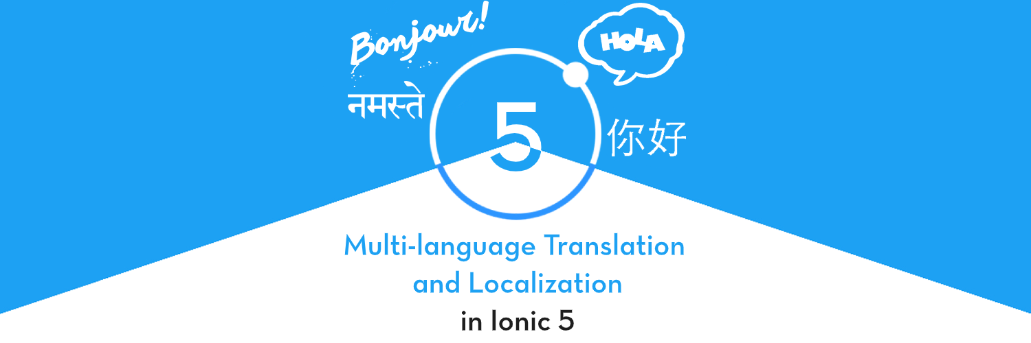 How to translate in Ionic 5- Internationalization and Localization